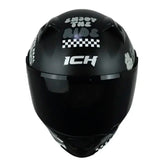 Casco Ich 3120 Fifties Negro Gris Visor Smoke